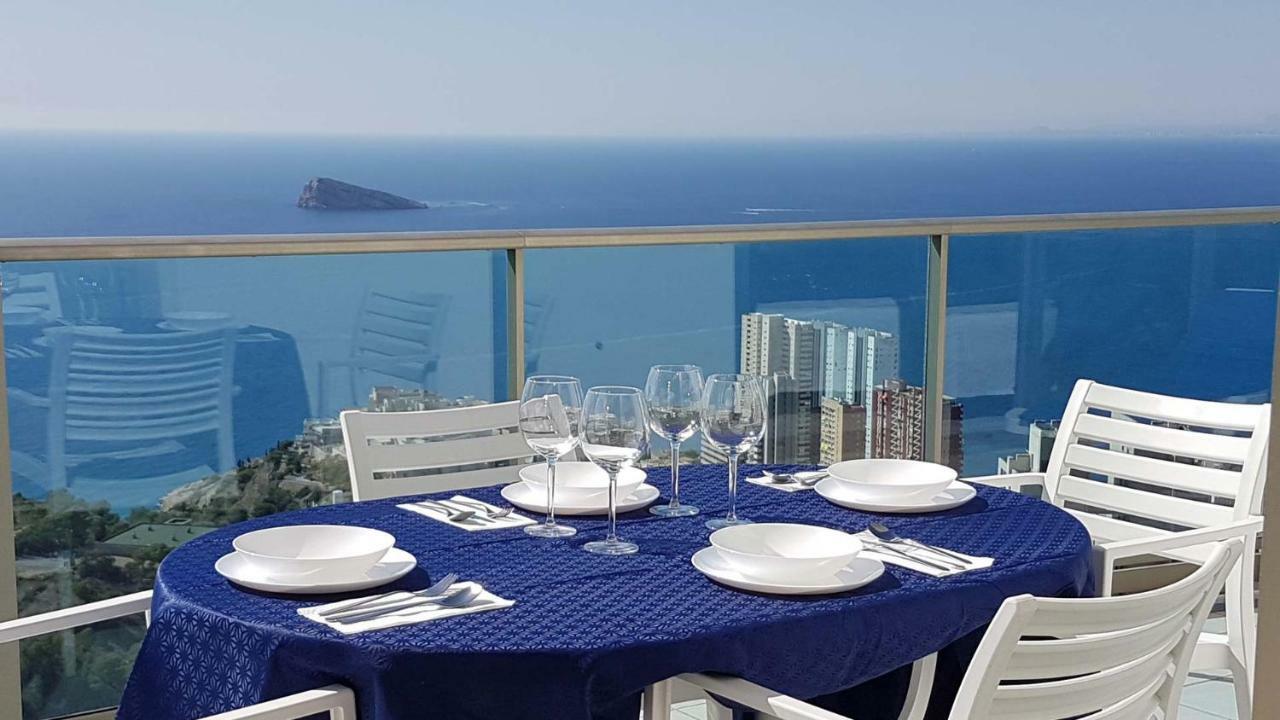 Апартаменти Deluxe Penthouse On The 42Nd Floor With Amazing Sea Views Бенідорм Екстер'єр фото