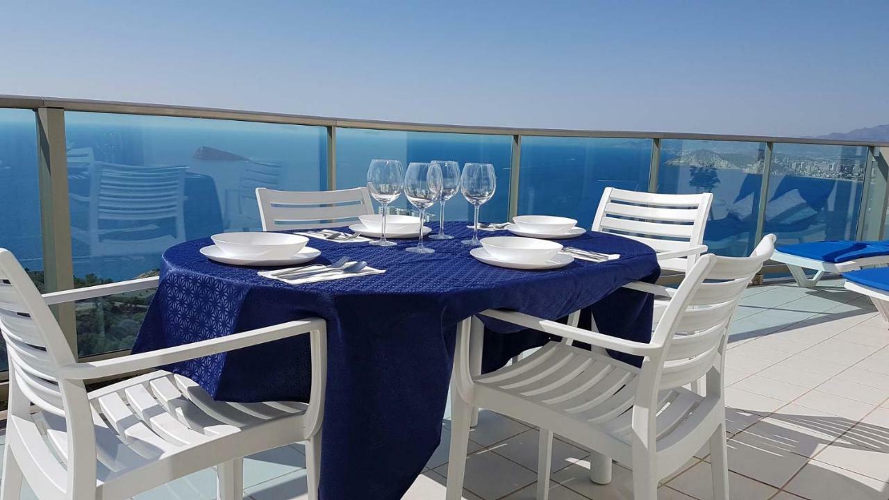 Апартаменти Deluxe Penthouse On The 42Nd Floor With Amazing Sea Views Бенідорм Екстер'єр фото